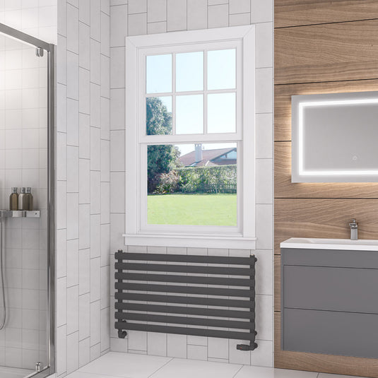 Eastbrook Tunstall 560 x 1000mm Towel Rail Matt Anthracite | 89.0026