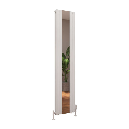 Eastbrook Tunstall Double Mirror Radiator 1800 x 380mm Matt White | 81.0152