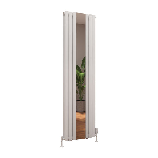 Eastbrook Tunstall Double Mirror Radiator 1800 x 500mm Matt White | 81.0153