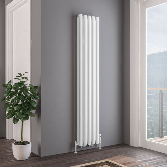 Eastbrook Tunstall Double Radiator 1800 x 350mm Matt White | 81.0190