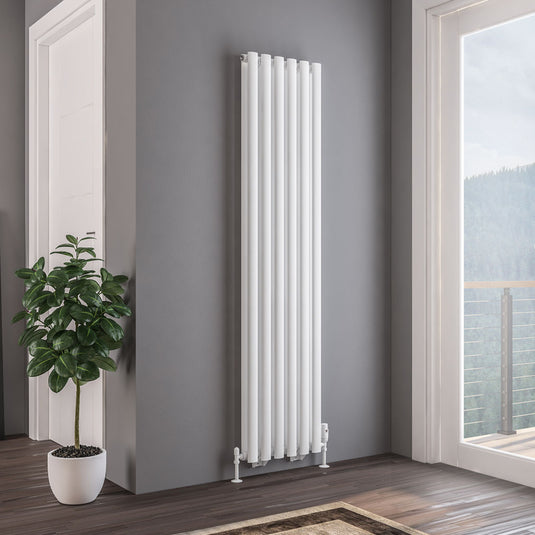 Eastbrook Tunstall Double Radiator 1800 x 420mm Matt White | 81.0141