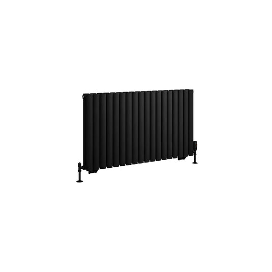 Eastbrook Tunstall Double Radiator 600 x 1061mm Matt Black | 81.0207
