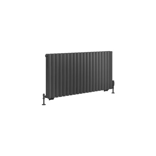 Eastbrook Tunstall Double Radiator 600 x 1179mm Matt Anthracite | 81.0157