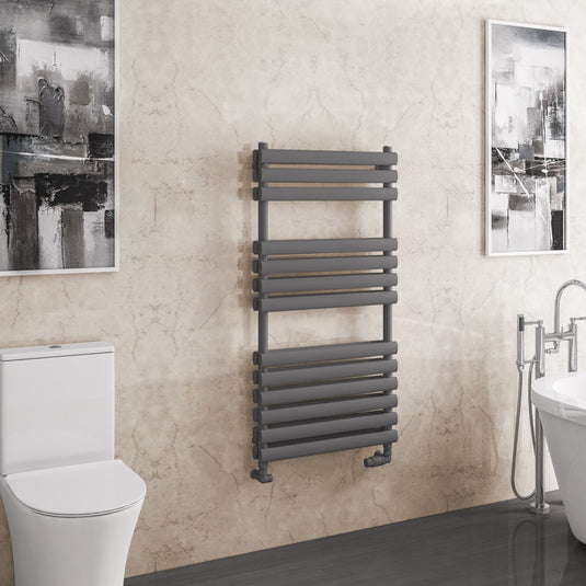 Eastbrook Tunstall Double Towel Rail 1200 x 600mm Matt Anthracite | 81.0165