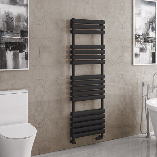 Eastbrook Tunstall Double Towel Rail 1600 x 500mm Matt Black | 81.0184