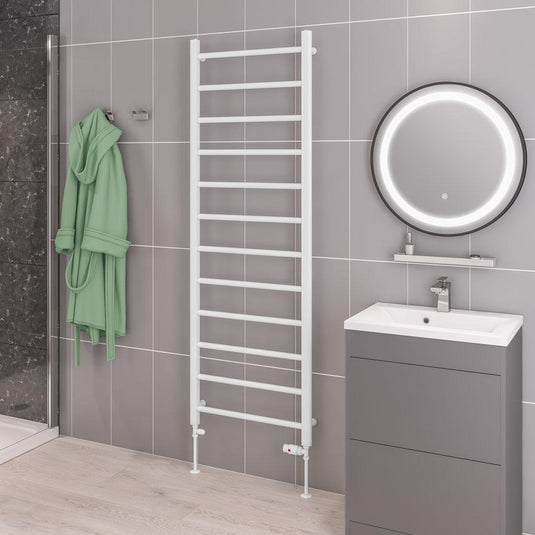 Eastbrook Tuscan 1750 x 600mm Towel Multirail Gloss White | 41.0319