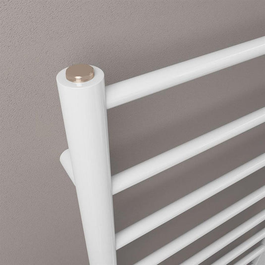 Eastbrook Tuscan Round Towel Rail 1800x600mm Gloss White | 89.1577