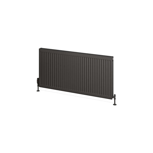 Eastbrook Type 21 600 x 1200mm Compact Panel Radiator Matt Anthracite | 25.0123