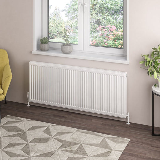 Eastbrook Type 21 600 x 1500mm Compact Panel Radiator Gloss White | 25.0115