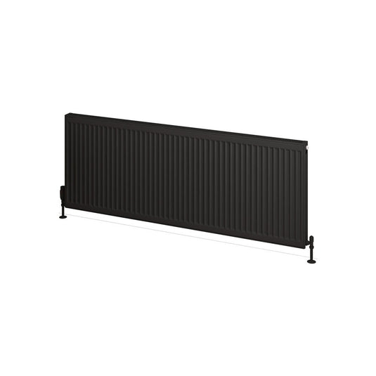 Eastbrook Type 21 600 x 1600mm Compact Panel Radiator Matt Black | 25.0133