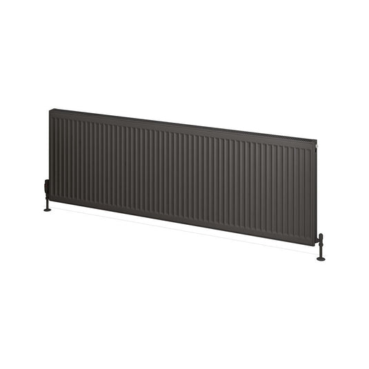 Eastbrook Type 21 600 x 1800mm Compact Panel Radiator Matt Anthracite | 25.0126