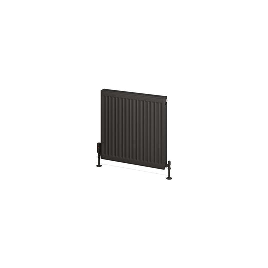 Eastbrook Type 21 600 x 600mm Compact Panel Radiator Matt Anthracite | 25.0120