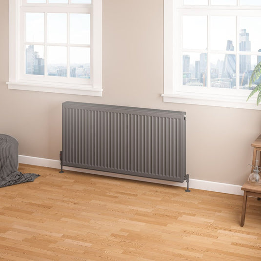 Eastbrook Type 22 600 x 1200mm Compact Panel Radiator Matt Anthracite | 25.0190