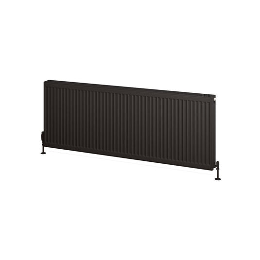 Eastbrook Type 22 600 x 1600mm Compact Panel Radiator Matt Black | 25.0200