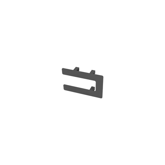 Eastbrook Universal 280mm Double Flat Style Towel Hanger Matt Anthracite | 89.0374