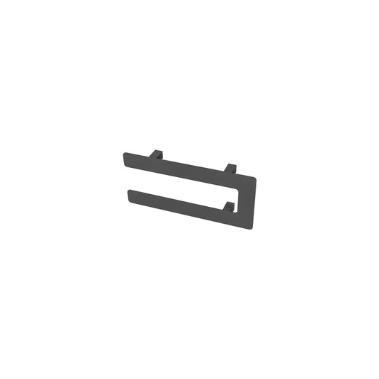 Eastbrook Universal 375mm Double Flat Style Towel Hanger Matt Anthracite | 89.0375