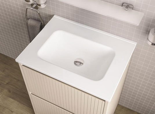 Eastbrook Universal 600mm Round Ceramic 0TH Basin White | 103.023