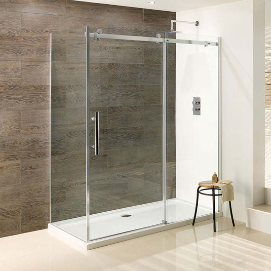 Eastbrook Vanguard 800 x 2000mm (10mm) Side Panel Chrome | 58.264