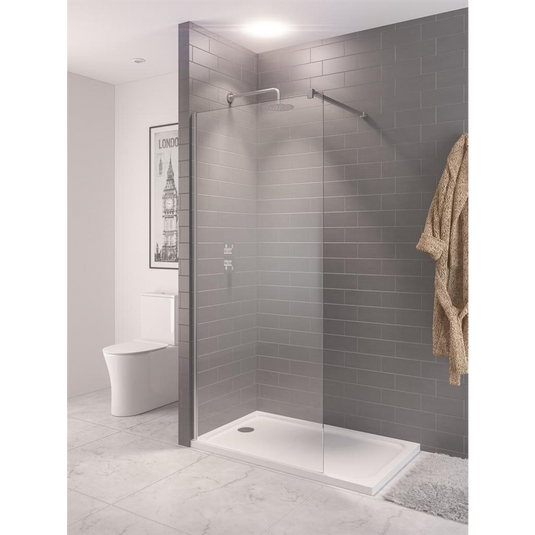 Eastbrook Vantage 2000 Walk-In Wetroom Panel 1500x2000mm Chrome | 49.2039 - Envy Bathrooms Ltd