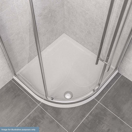 Eastbrook Vantage Legs & Panel 1000–1200mm Quadrant Trays White | 48.1066 - Envy Bathrooms Ltd