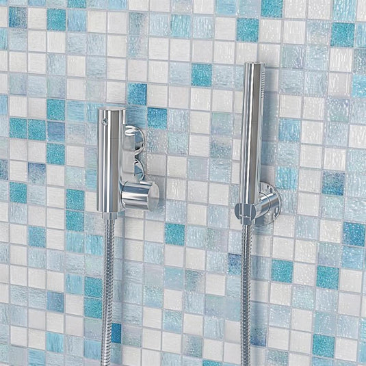 Eastbrook Vertical Exposed Valve, Round Shower Handset, Hose & Shower Holder - Chrome - BND011 - Envy Bathrooms Ltd