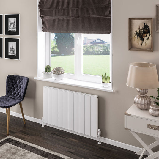 Eastbrook Vesima 600 x 1003mm Aluminium Radiator Matt White | 86.0098