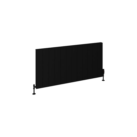 Eastbrook Vesima 600 x 1203mm Aluminium Radiator Matt Black | 86.0103