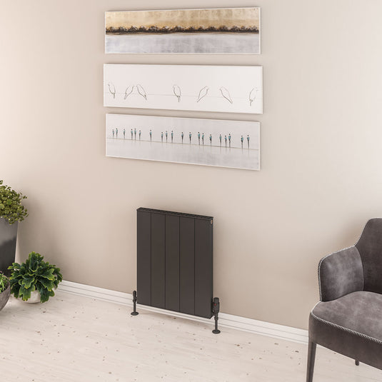Eastbrook Vesima 600 x 503mm Aluminium Radiator Matt Anthracite | 86.0090
