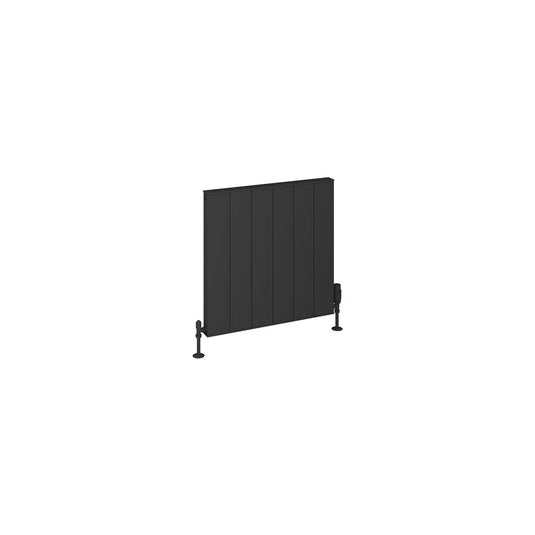 Eastbrook Vesima 600 x 603mm Aluminium Radiator Matt Anthracite | 86.0093