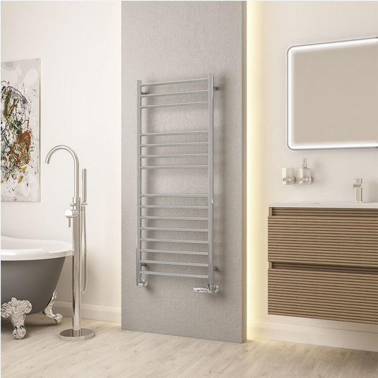 Eastbrook Violla II 1210 x 500mm Stainless Steel Towel Rail Mirror Polished | 41.0882