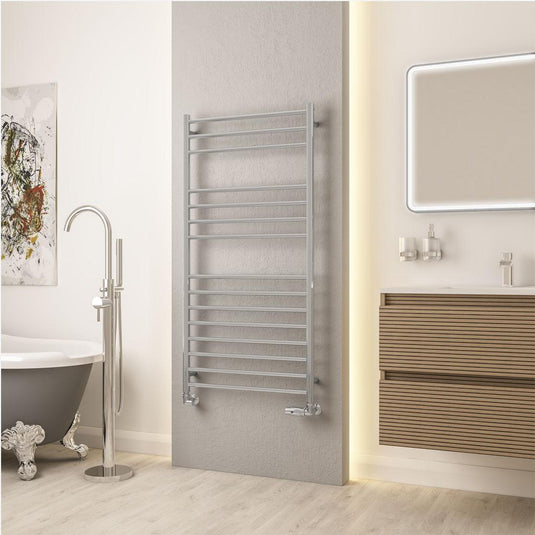 Eastbrook Violla II 1210 x 600mm Stainless Steel Towel Rail Mirror Polished | 41.0883