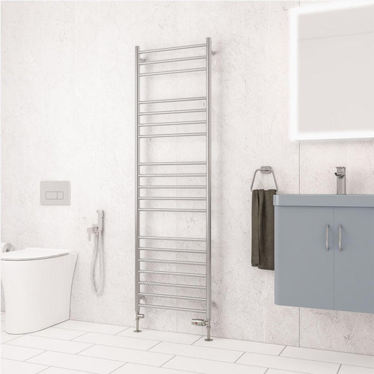 Eastbrook Violla II 1630 x 500mm Stainless Steel Towel Rail Brushed | 41.0890