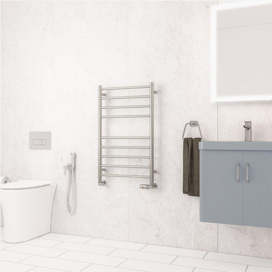 Eastbrook Violla II 790 x 500mm Stainless Steel Towel Rail Brushed | 41.0886
