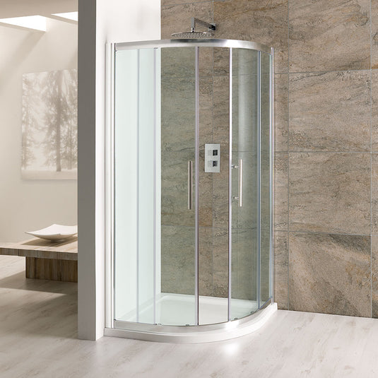 Eastbrook Volente 1000mm Double Door Quadrant Shower Enclosure Chrome | 58.006