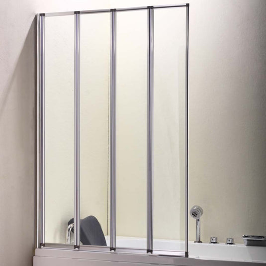 Eastbrook Volente 1400x1000mm 4-Fold Bath Screen – Chrome | 58.700