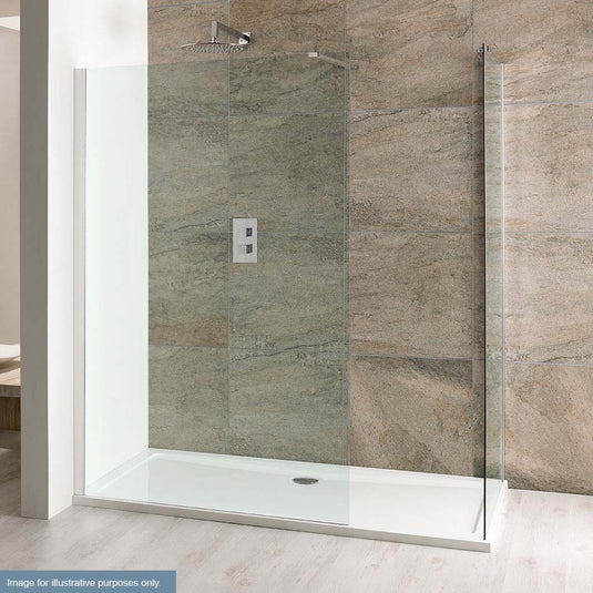 Eastbrook Volente 1850 x 400mm Flipper Deflector Kit Chrome Profiles | 58.818