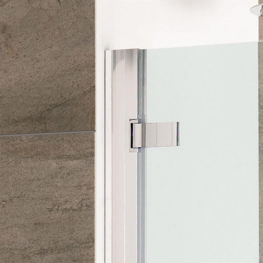 Eastbrook Volente 1850mm Frameless Alcove Wall Profile Chrome | 58.714