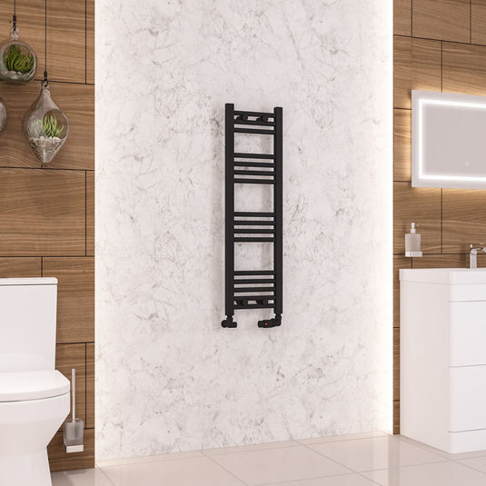 Eastbrook Wendover 1000 x 300mm Straight Multirail Matt Black | 41.0673