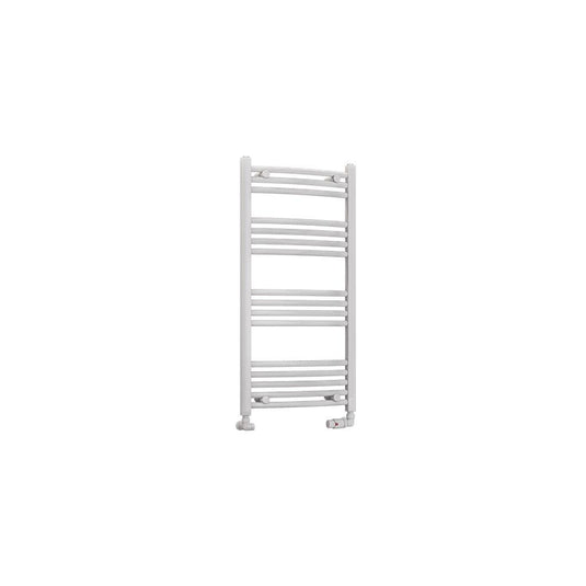 Eastbrook Wendover 1000 x 500mm Curved Towel Multirail Gloss White | 41.0040