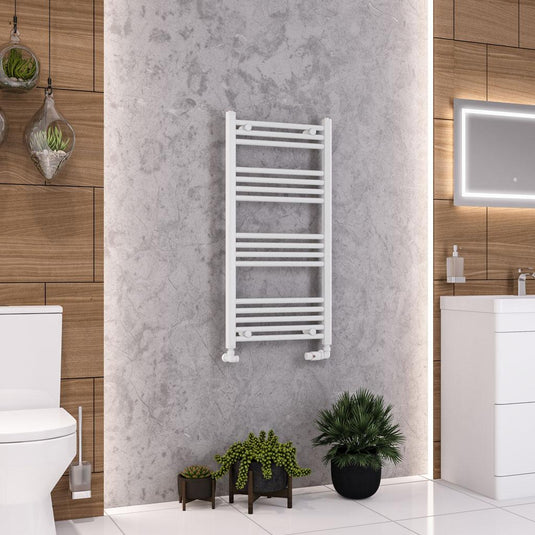 Eastbrook Wendover 1000 x 500mm Straight Towel Multirail Gloss White | 41.0010