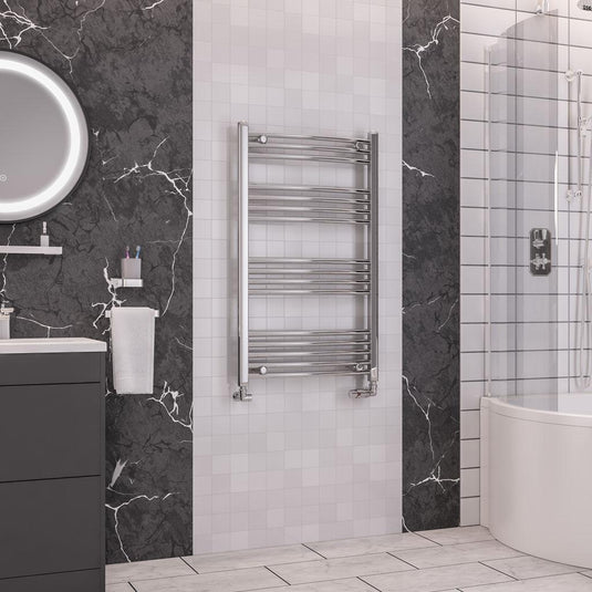 Eastbrook Wendover 1000 x 600mm Curved Towel Multirail Chrome | 41.0041