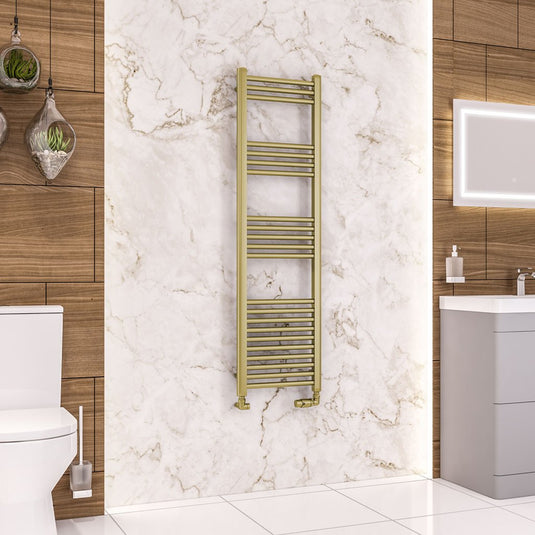 Eastbrook Wendover 1400 x 400mm Straight Multirail Brushed Brass | 41.0706