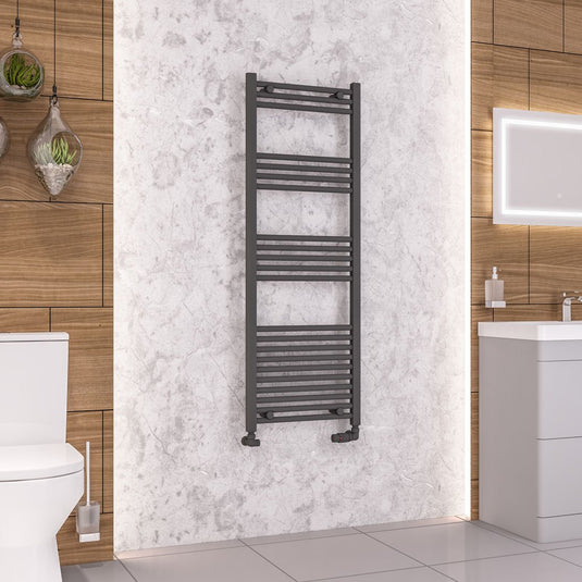 Eastbrook Wendover 1400 x 500mm Straight Multirail Matt Anthracite | 41.0649