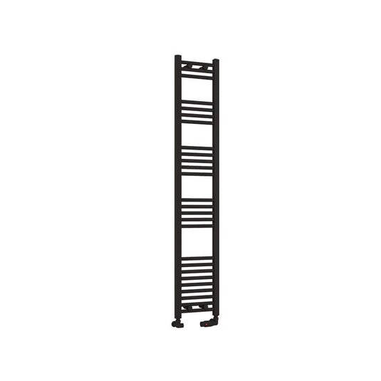 Eastbrook Wendover 1600 x 300mm Straight Multirail Matt Black | 41.0688