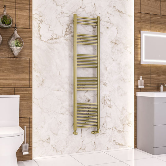 Eastbrook Wendover 1600 x 400mm Straight Multirail Brushed Brass | 41.0707