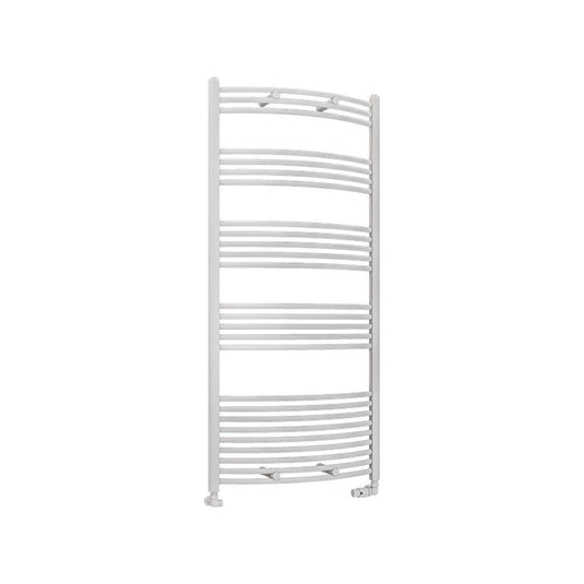 Eastbrook Wendover 1600 x 750mm Curved Towel Multirail Gloss White | 41.0095