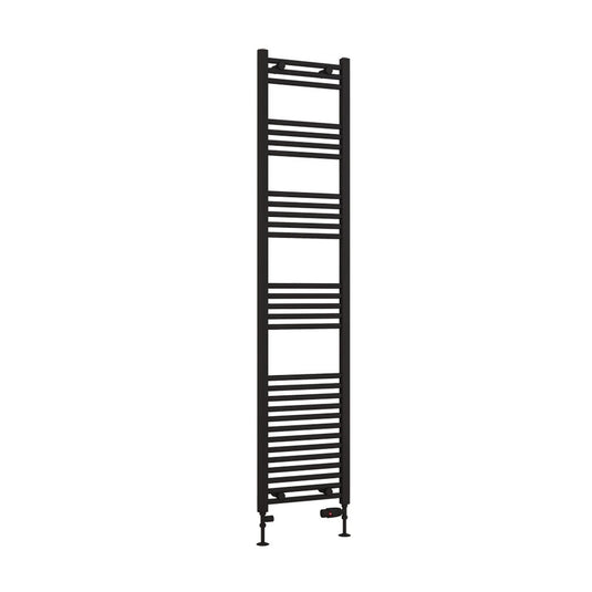 Eastbrook Wendover 1800 x 400mm Straight Multirail Matt Black | 41.0694