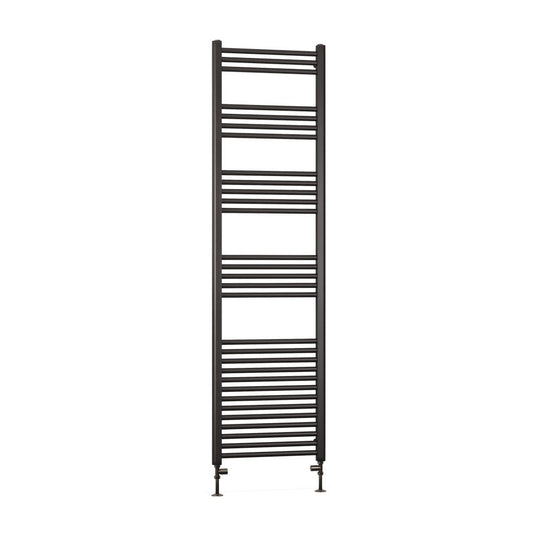 Eastbrook Wendover 1800 x 500mm Straight Towel Multirail Brushed Gunmetal | 41.0872