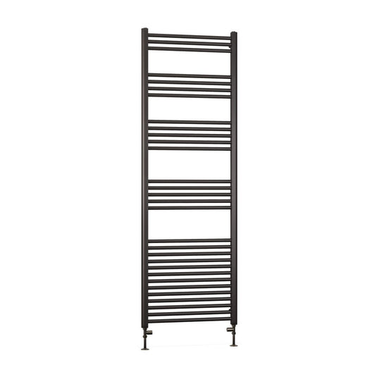Eastbrook Wendover 1800 x 600mm Straight Towel Multirail Brushed Gunmetal | 41.0873