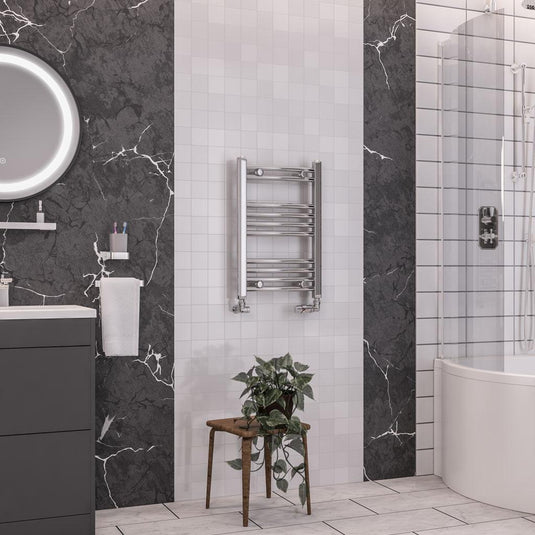 Eastbrook Wendover 600 x 400mm Curved Towel Multirail Chrome | 41.0106